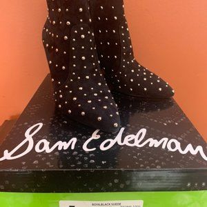 Make a statement with these Sam Edelman Booties Black with silver studs Size 8